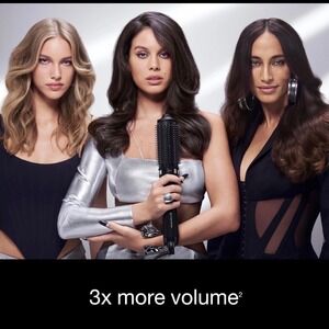 GHD Duet Style Hot Air Styler White Blow Dry Brush with Heat Resistant Bag